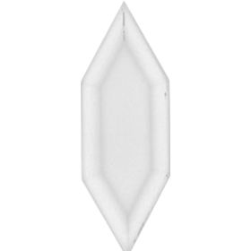 Armada Çini 05x15 cm Metro Yaprak Desen Beyaz Çini Seramik Karo