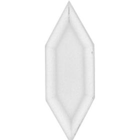 Armada Çini 05x15 cm Metro Yaprak Desen Beyaz Çini Seramik Karo