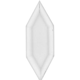 Armada Çini 05x15 cm Metro Yaprak Desen Beyaz Çini Seramik Karo