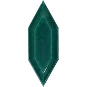 Armada Çini 05x15 cm Metro Yaprak Desen Yeşil Çini Seramik Karo