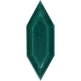 Armada Çini 05x15 cm Metro Yaprak Desen Yeşil Çini Seramik Karo