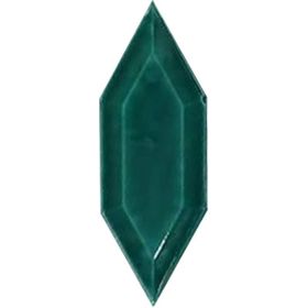 Armada Çini 05x15 cm Metro Yaprak Desen Yeşil Çini Seramik Karo