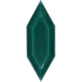 Armada Çini 05x15 cm Metro Yaprak Desen Yeşil Çini Seramik Karo