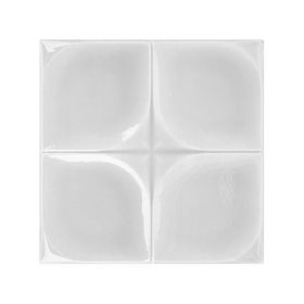 Armada Çini 12.5x12.5 cm Defakto Beyaz Model Çini Seramik Karo