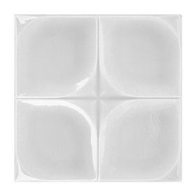 Armada Çini 12.5x12.5 cm Defakto Beyaz Model Çini Seramik Karo