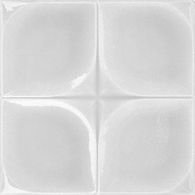 Armada Çini 12.5x12.5 cm Defakto Beyaz Model Çini Seramik Karo