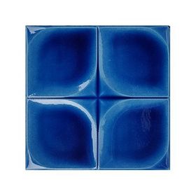 Armada Çini 12.5x12.5 cm Defakto Kobalt Model Çini Seramik Karo