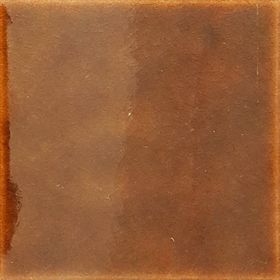 Armada Çini 12.5x12.5 cm Düz Karamel Çini Seramik Karo