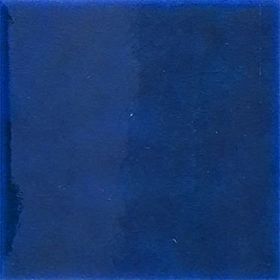 Armada Çini 12.5x12.5 cm Düz Kobalt Çini Seramik Karo