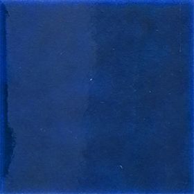 Armada Çini 12.5x12.5 cm Düz Kobalt Çini Seramik Karo