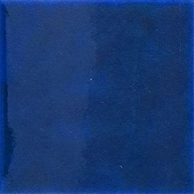 Armada Çini 12.5x12.5 cm Düz Kobalt Çini Seramik Karo