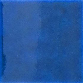 Armada Çini 12.5x12.5 cm Düz Kobalt Çini Seramik Karo