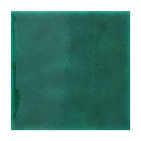 Armada Çini 12.5x12.5 cm Düz Yeşil Çini Seramik Karo