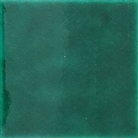 Armada Çini 12.5x12.5 cm Düz Yeşil Çini Seramik Karo