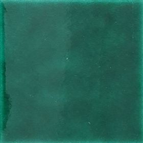 Armada Çini 12.5x12.5 cm Düz Yeşil Çini Seramik Karo