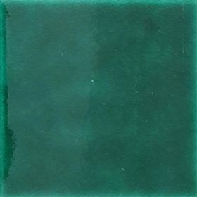Armada Çini 12.5x12.5 cm Düz Yeşil Çini Seramik Karo