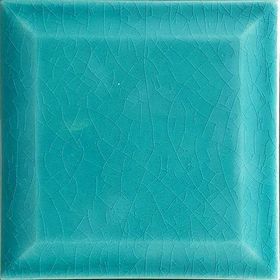 Armada Çini 12.5x12.5 cm Metro Turkuaz Çini Seramik Karo