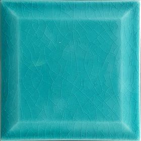 Armada Çini 12.5x12.5 cm Metro Turkuaz Çini Seramik Karo
