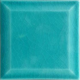 Armada Çini 12.5x12.5 cm Metro Turkuaz Çini Seramik Karo