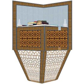 Armada Çini 120x160 Sarı Kahve Beyaz Cami Kürsüsü