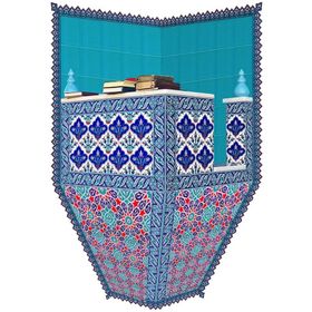 Armada Çini 120x160 Turkuaz Köşeli Cami Kürsüsü