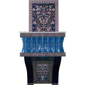 Armada Çini 120x180 Sütunceli Cephe Cami Kürsüsü