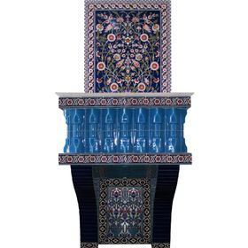 Armada Çini 120x180 Sütunceli Cephe Cami Kürsüsü