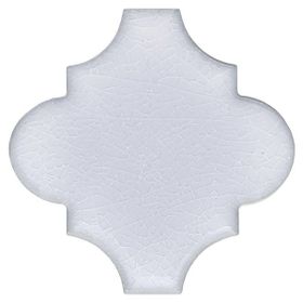 Armada Çini 12x12 Ottoman Düz Arabesk Beyaz Çini Karo Seramik