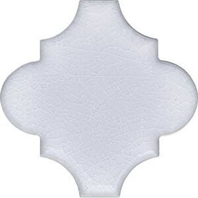 Armada Çini 12x12 Ottoman Düz Arabesk Beyaz Çini Karo Seramik