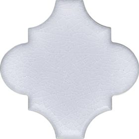 Armada Çini 12x12 Ottoman Düz Arabesk Beyaz Çini Karo Seramik