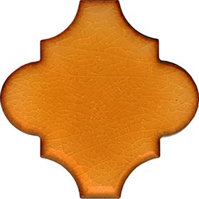 Armada Çini 12x12 Ottoman Düz Arabesk Karamel Çini Karo Seramik