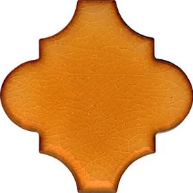Armada Çini 12x12 Ottoman Düz Arabesk Karamel Çini Karo Seramik