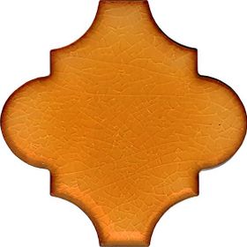 Armada Çini 12x12 Ottoman Düz Arabesk Karamel Çini Karo Seramik