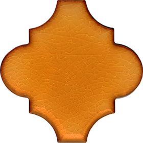 Armada Çini 12x12 Ottoman Düz Arabesk Karamel Çini Karo Seramik