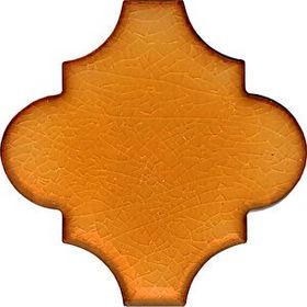 Armada Çini 12x12 Ottoman Düz Arabesk Karamel Çini Karo Seramik