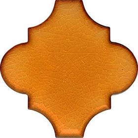 Armada Çini 12x12 Ottoman Düz Arabesk Karamel Çini Karo Seramik