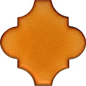 Armada Çini 12x12 Ottoman Düz Arabesk Karamel Çini Karo Seramik