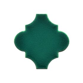 Armada Çini 12x12 Ottoman Düz Arabesk Yeşil Çini Karo Seramik