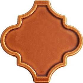 Armada Çini 12x12 Ottoman Rölyefli Arabesk Karamel Çini Karo Seramik