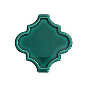 Armada Çini 12x12 Ottoman Rölyefli Arabesk Yeşil Çini Seramik Karo
