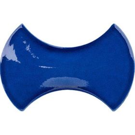 Armada Çini 12x20 cm Kemik Kobalt Şekilli Çini Seramik Karo