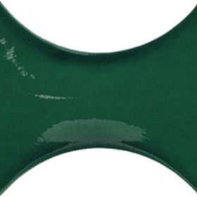 Armada Çini 12x20 cm Kemik Yeşil Şekilli Seramik Karo