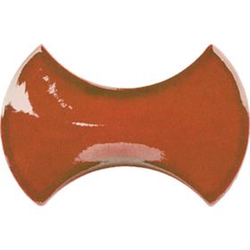 Armada Çini 12x20 cm Kemik Yeşil Şekilli Seramik Karo
