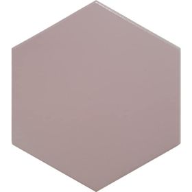 Armada Çini 15x17 cm Düz Beyaz Altıgen Desen Çini Seramik Karo