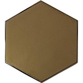 Armada Çini 15x17 cm Düz Bronz Altıgen Seramik