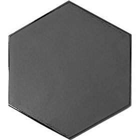 Armada Çini 15x17 cm Düz Mat Metalik Altıgen Seramik