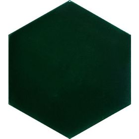 Armada Çini 15x17 cm Düz Yeşil Altıgen Çini Seramik Karo