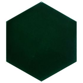 Armada Çini 15x17 cm Düz Yeşil Altıgen Çini Seramik Karo