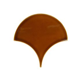 Armada Çini 17x17 cm Karamel Balık Pulu Damla Çini Seramik