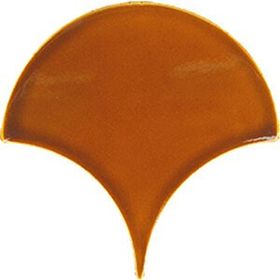 Armada Çini 17x17 cm Karamel Balık Pulu Damla Çini Seramik